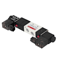 Miniatyrbillede 3 af 8: Pneumatisk magnetventil 3 positioner 5 vejs stabil Holdbar Robust Kompakt Rustfast Antikorrosionsmagnetventil DC24V
