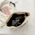 Miniatyrbillede 3 af 5: Afslappet sommerstrand Tote håndlavet halm skuldertaske