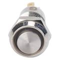 Miniatyrbilde 6 av 8: 8 mm trykknappbryter IP65 vanntett trykknappstartbryter i rustfritt stål 3 V rød