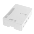 Miniatyrbillede 4 af 8: Beskyttende etui cover ABS skal tilbehør komponent til Raspberry Pi 3B 3B+ (hvid)