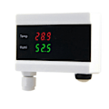 Miniatyrbild 5 av 5: Wifi Temperatursensor Tuya Termometer Detektor Digital Display Hem Smart Life App Alert Frys Vattenlarm EU-kontakt