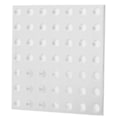 Miniatyrbilde 4 av 8: 3116-0056-0056 gitterplate i aluminium med utmerket styrke til vektforhold 7 x 7 hull