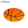Miniatyrbillede 1 af 4: Sportsboldmønstret computerstolmåtte hjemmedekor tæppe 60cm2