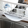 Miniatyrbilde 3 av 5: Tørkestativ Rask drenering Avtakbar bunn Dreneringsbrett Design Sterk plast Tørketrommel for tallerkengaffel Spisepinner Hvit