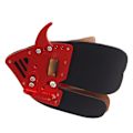 Miniatyrbillede 2 af 8: Bueskydning Finger Tab Kohud Aluminiumlegering Bueskydning Finger Guard Beskytter Skydning Praksis Udstyr til Recurve Jagt Buer Rød og Sort L