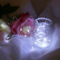 Miniatyrbillede 7 af 8: USB-lys Dekoration Kobbertråd LED-lyssnor til festlig pynt Hvid 5m