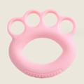 Miniatyrbillede 5 af 8: Silikonegrebstræner Ring Fleksibel Fingerstrækker Øvelsesstyrker til Børn Studerende Håndtræning Pink