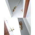 Miniatyrbilde 5 av 5: Pakke med 10 messing doble kulelåser - 50mm