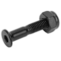 Miniatyrbilde 7 av 8: MS3301-8 aluminiumslegering profesjonell slitesterk 25 mm skateboardspiker med muttertilbehør Svart