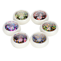 Miniatyrbilde 5 av 8: 6 bokser runde paljetter Plast Fargerikt glitter Dekorative smuler DIY-pyntrekvisita