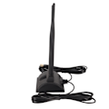 Miniatyrbillede 8 af 8: Dobbelt WiFi-antenne 2.4GHz 5GHz 5.8GHz 6DBI High Gain Justerbar vinkel magnetisk base RP SMA hanantenne til router