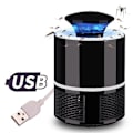 Miniatyrbilde 1 av 5: Myggfangerlampe, elektrisk innendørs fluefanger USB Bærbar UV Fluefanger Elektrisk myggfangerlampe for hjemmet svart