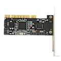 Pikkukuva 3 / 8: PCI–4-porttinen SATA-kortti 4 itsenäistä sarja-ATA-kanavaa 1,5 Gbps:n siirto PCI SATA -ohjain pöytätietokoneelle HDD SSD