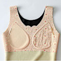 Miniatyrbillede 5 af 5: Slank Camisole med Indbygget BH til Kvinder - Sømløs Mavekontrol og Komfort (Sort)