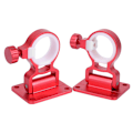 Miniatyrbilde 4 av 8: 2 stk aluminiumslegering fiskeboks paraplystativ holder brakett tilbehør (rød)