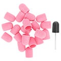 Pikkukuva 2 / 8: Nail Art Cap Kiillotus Set (16 x 25mm) Vaaleanpunainen