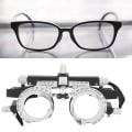 Miniatyrbilde 7 av 8: Profesjonell justerbar optisk prøvelinseinnfatning Briller Optometrisk innfatning PD 48-80 mm