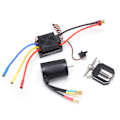 Pikkukuva 5 / 8: 3650 4300KV vedenpitävä harjaton moottori 60A ESC-moottorin hammaspyörän ulosvetimellä Combo-sarja 1/10 1/8 RC-autoon
