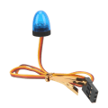 Pikkukuva 4 / 8: RC-auton hälytysvalo 5 valotilaa korkea simulaatio pyöreä kompakti 10x15mm LED-varoitusvalo 1/10 RC-autolle sininen