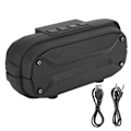 Miniatyrbild 1 av 8: Multifunktionell bärbar Bluetooth-högtalare för utomhussporter, trådlös stereohögtalare (svart)