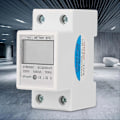 Miniatyrbild 3 av 5: 2025 Lämplig Digital Elmätare 220V 5(80)A Enfas 2-Tråds 2P Digital Elektrisk Effektmätare Elmätare