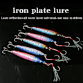 Miniatyrbilde 8 av 8: 5 stk 30g/40g Sakte Fall Pitch Fiske Lures Metall Flat Fiske Jigger Synkende Jigging Agnet for Saltvannsfiske