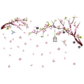 Miniatyrbillede 1 af 5: Et sæt vægklistermærker med blomstergrene til køkken, soveværelse og stue