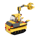 Miniatyrbillede 5 af 8: RC-bil, der følger den sorte linje, du tegner, DIY-byggeklodssamling, ingeniørbil, automatisk induktionsvejgenkendelsesbil
