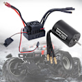 Miniatyrbild 5 av 8: Surpass Hobby 3650 Borstlös Motor 60A ESC Svart Vattentät Set Passar för 1/10 RC Bil(2300KV )