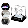 Miniatyrbilde 3 av 4: LED Lysende Ball Energibesparende Vugge Vitenskap Leke Gave