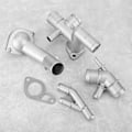 Miniatyrbillede 2 af 8: 4 stk. / sæt aluminiums motor kølevæske slange flange kit passer til Mk4 1.8T 2000-2005 06A121132A