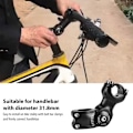 Pikkukuva 2 / 8: Wake Bikes Ohjaustangon varren pyöräilytarvikkeet maastopyöräilyn mustalle maantiepyörälle