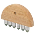 Miniatyrbilde 8 av 8: Jadestone Gua Sha Kam Halvmåne Justerbar Lengde Avtakbar Multifunksjonell Meridian Massasje Kam for hele kroppen