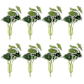 Miniatyrbillede 1 af 3: 8 stk. kunstige plantedekorationer, Simuleret Grøn Plante