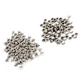 Miniatyrbild 5 av 8: 100 set 8 x 8 mm Cap Nit Metall Läder Hantverksreparationer Dubbar Spike Dekoration (silver)