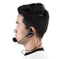 Miniatyrbillede 6 af 8: 3,5 mm ørekrog Tovejs radio øretelefon Bluetooth kablet intercom headset til V6 V4 motorcykel