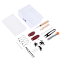 Miniatyrbild 7 av 8: 54 st filtnålsats ullfiltstygn stansverktyg startpaket tillbehör för DIY leksaker hantverk