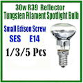 Miniatyrbilde 3 av 5: Erstatnings Lava Lampe E14 R39 30w Skru Inn Lyspære Klar Reflektor Spot Light Lava Glødelampe_SZXM 5 stk