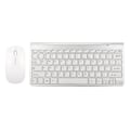 Miniatyrbild 6 av 8: Tangentbord Mus Set 2.4G trådlöst 78 nycklar USB Tunna Etsade Keycaps Ergonomi Mute Button Datortangentbord Mus Silver