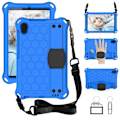 Miniatyrbilde 5 av 5: Etui kompatibelt med Galaxy Tab A 8.4inch 2020 T307/T307U Nettbrettetui Anti-Fall med Nettbrettstativ og Stropp(Blu-B13