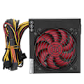 Miniatyrbillede 4 af 8: PC strømforsyning 350W stationær computer dele tilbehør rød ventilator justerbar 115/230VUS stik