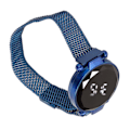 Miniatyrbild 4 av 8: Kvinnor LED watch LED-pekskärm Stor skärm Hållbar legering Modedesign Digital LED- watch för flickor Kvinnor Vuxen Blå