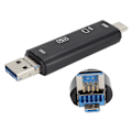 Pikkukuva 4 / 8: OTG-kortinlukija USB TypeC TF -sovitin 5in1 Android-puhelimen mobiilitietokonetarvikkeille
