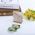 Miniatyrbillede 2 af 8: 10 STK Sød Bryllupsfest Favor Ribbon Gaveposer Slikpapiræsker Gloden