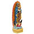 Miniatyrbild 5 av 8: Christian Guadalupe statyett Handmålad Lycka till Jungfru Maria statyer Our Lady of Guadalupe statyett för bordsdekoration
