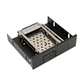 Miniatyrbilde 7 av 8: 2,5 tommers HDD monteringsbrakett i rustfritt stål ABS 6 Gbps høyhastighetsstøtte SATA I/II intern HDD mobil rack bur