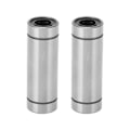 Miniatyrbild 4 av 8: 2PCS Cylinder Linear Motion Ball Bearing Nickel Plated Surface Linear Rail Guide Accessories för 3D-skrivare
