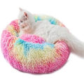Miniatyrbillede 2 af 5: Katteseng Hvalpeseng Sofa Donut Rundt Kæledyrs Pude Sofa