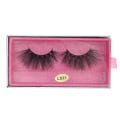 Miniatyrbilde 1 av 8: 5D 25 mm falske øyevipper Makeup falske øyevipper Fluffy Curling Lange falske vipperLD21
