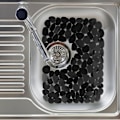 Miniatyrbild 3 av 5: Diskho Skydd - Plast Diskho Matta - Utskuren Diskbänk för Diskning - Svart, 30*40